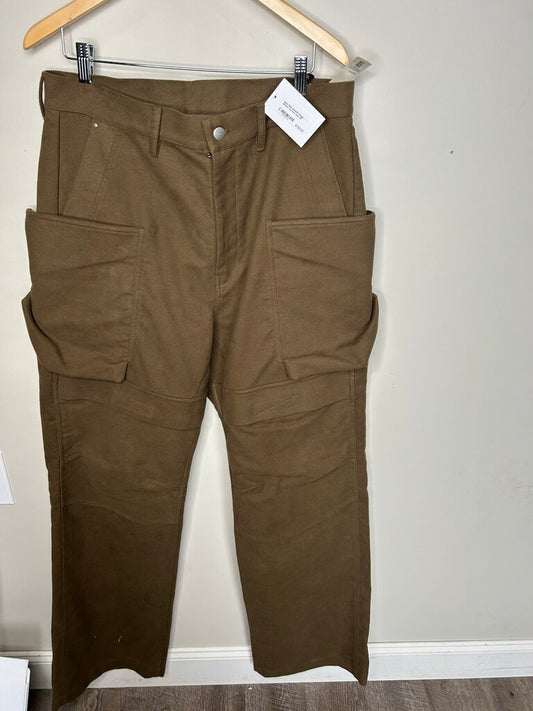 New Rick Owens Cargo Brown Canvas size 33