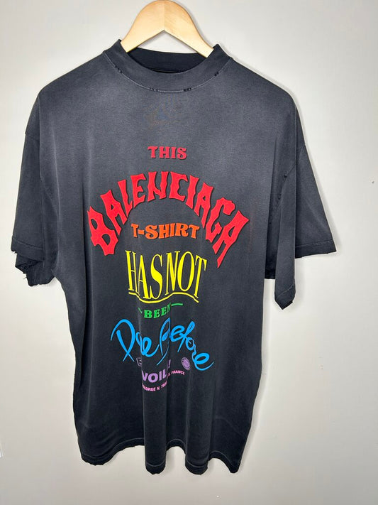 New Balenciaga Hasn't Been Done Tee Size Large