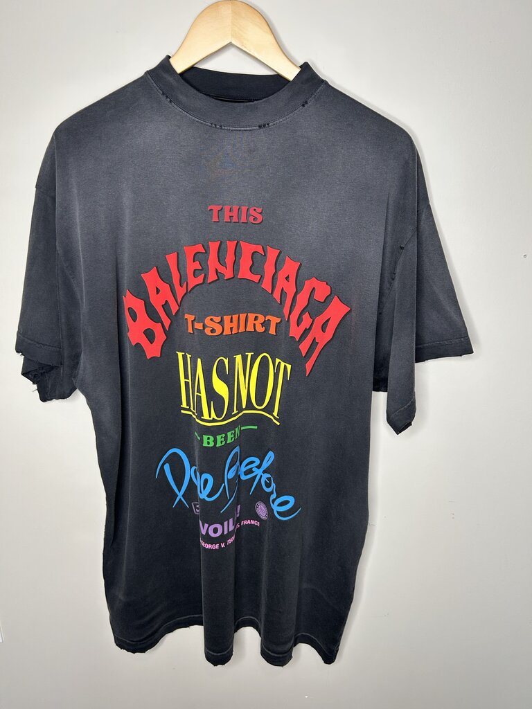 New Balenciaga Hasn't Been Done Tee Size Large