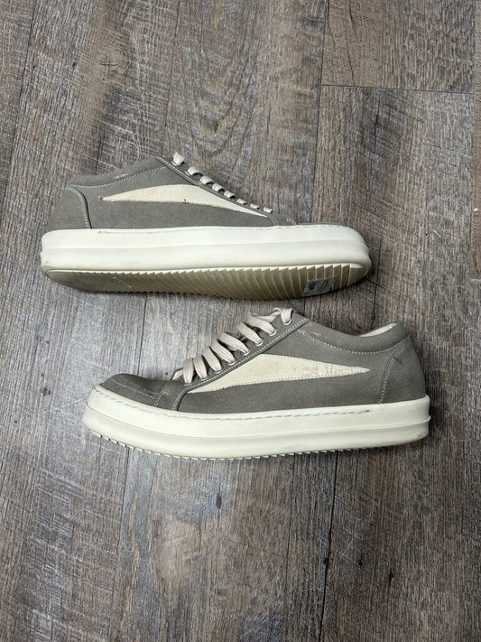 Preowned Rick Owens Vans Grey Wax Canvas sz.41