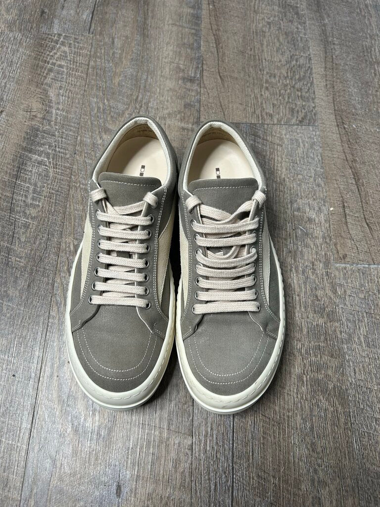 Preowned Rick Owens Vans Grey Wax Canvas sz.41