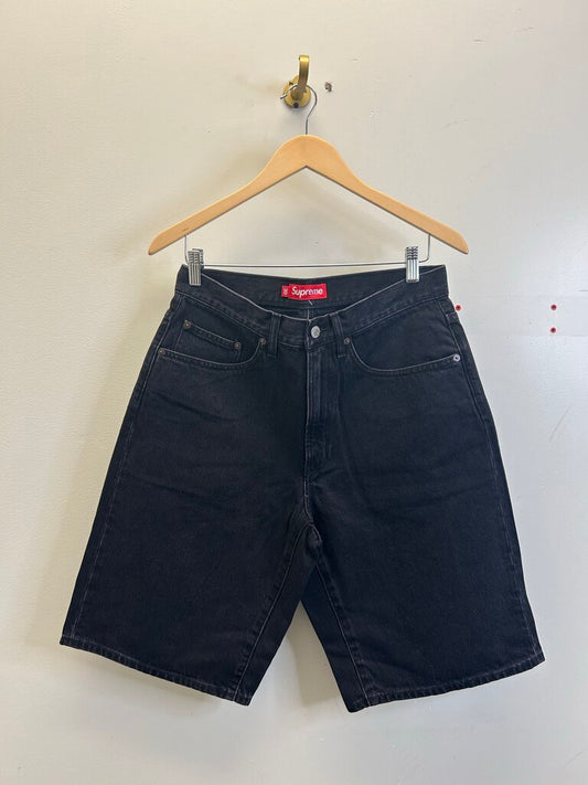 New Supreme Black Denim Short sz.30