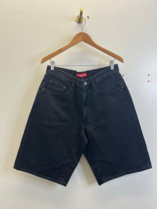 New Supreme Black Denim Short sz.32