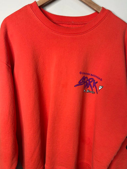 Preowned Chrome Heart Orange Spark Crewneck size 2XL