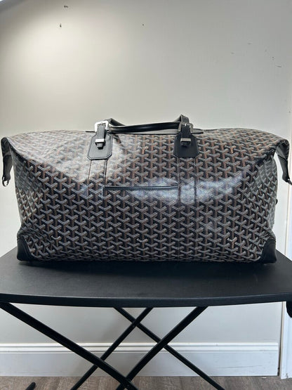Preowned Goyard Black Boeing 55