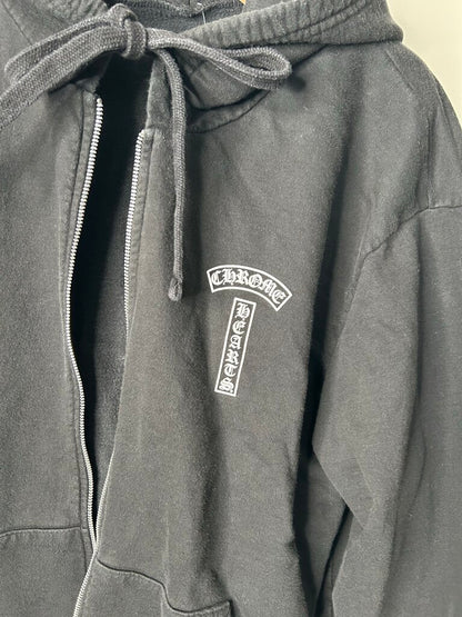 Preowned Chrome Hearts T Logo Zip Size Large (No Zipper)