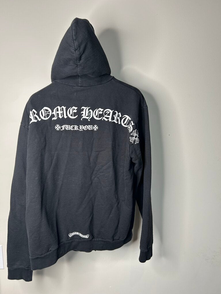 Preowned Chrome Hearts T Logo Zip Size Large (No Zipper)