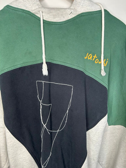 Preowned Satoshi Nakomoto 7 Hoodie sz.