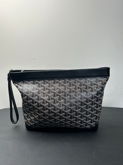 Preowned Goyard Black Zip Toiletry Bag