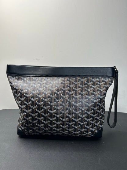 Preowned Goyard Black Zip Toiletry Bag