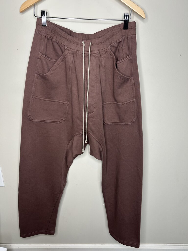 New Rick Owens Mauve Sweatpants Size Medium