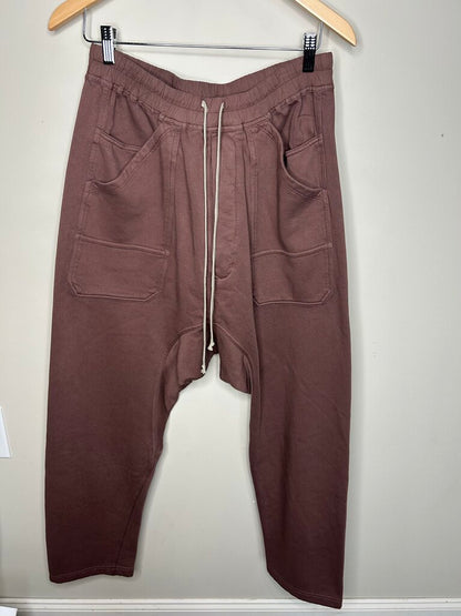 New Rick Owens Mauve Sweatpants Size Medium