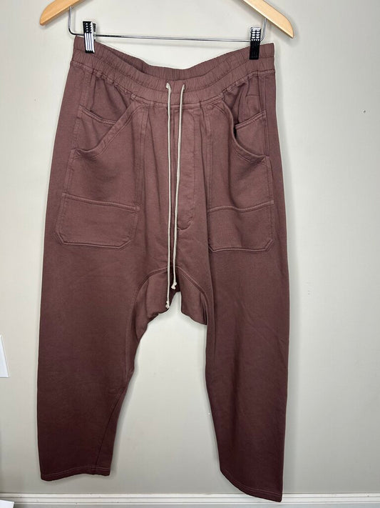 New Rick Owens Mauve Sweatpants Size Medium