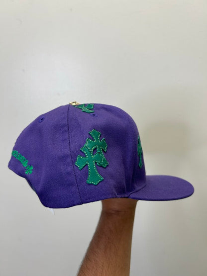 New Chrome Hearts Purple Green Patch CH Trucker