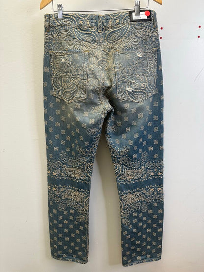 Preowned Amiri Paisley Denim size 32