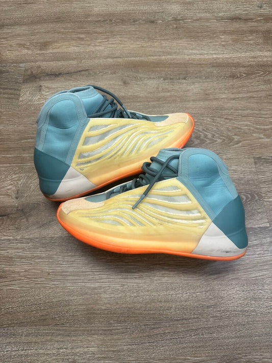 Preowned Yeezy Quantum Yellow Orange Size 12 (No Box)