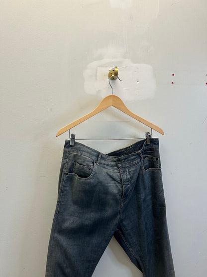 Preowned Rick Owens Washed Denim Size 36