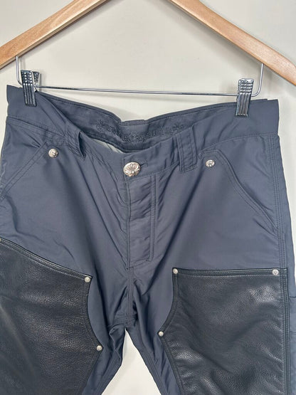 New Chrome Hearts Black Double Knee Size 32