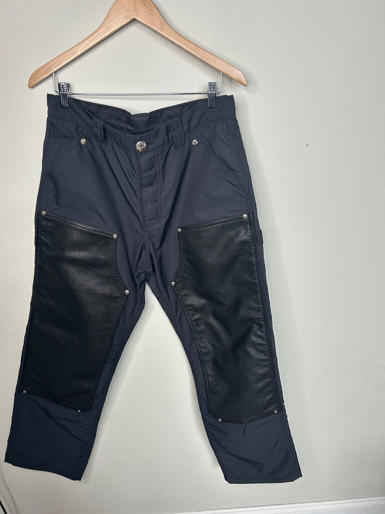 New Chrome Hearts Black Double Knee Size 32