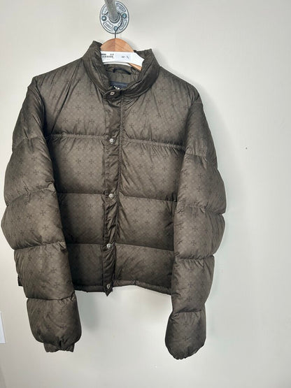 Preowned Chrome Hearts Olive Puffer Jacket Size M