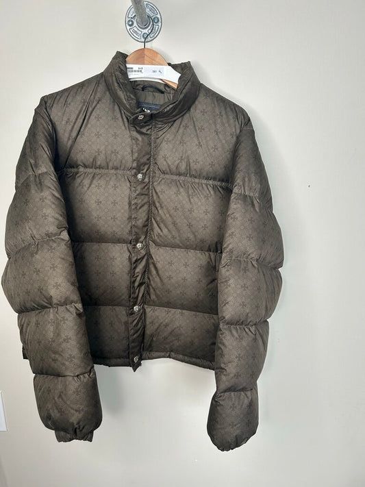Preowned Chrome Hearts Olive Puffer Jacket Size M