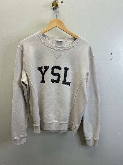 Preowned YSL Cream Crewneck Size Large