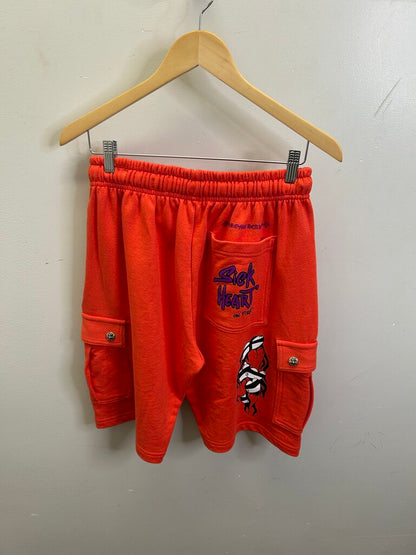 New Chrome Hearts Red Matty Boy Shorts Sz.Medium