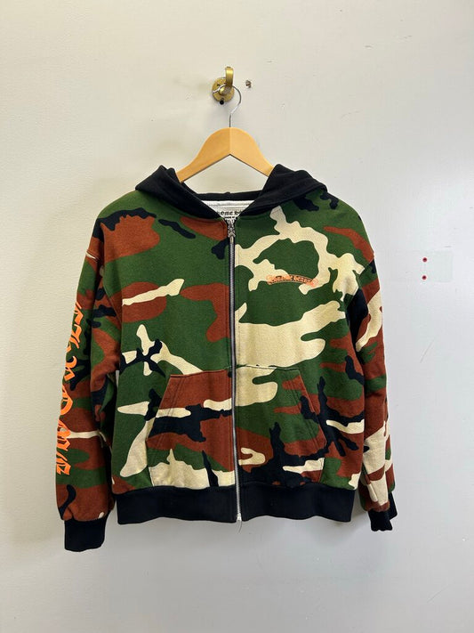 Preowned Chrome Hearts Matty Camo Zip Size Small