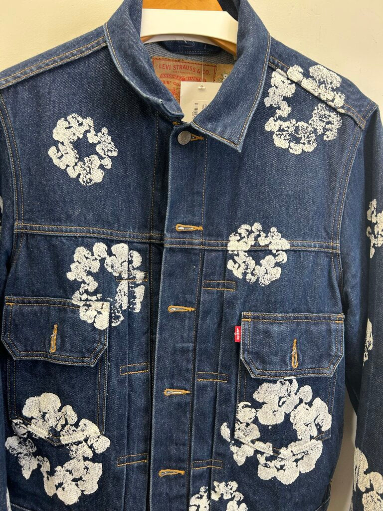 Preowned Denim Tears Raw Wreath Jacket Size Small