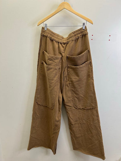 New HMDD Inside Out Brown Sweatpants Size Large