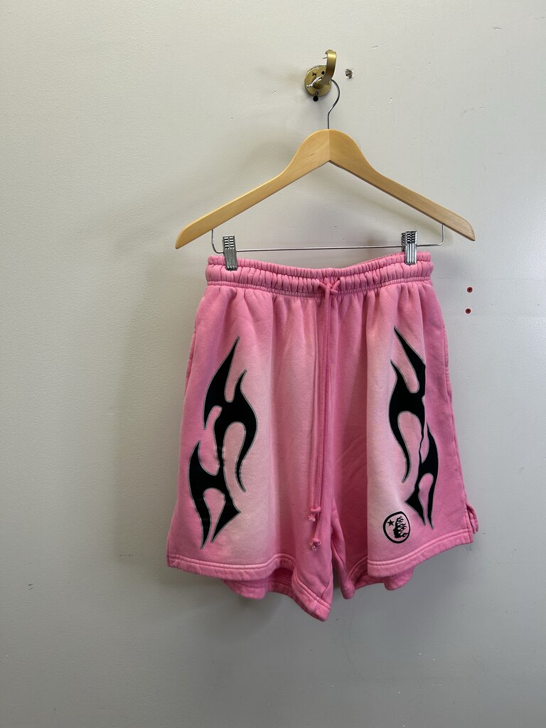 New Hellstar Pink Flame Shorts size S