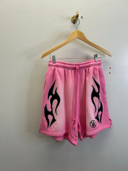 New Hellstar Pink Flame Shorts size S