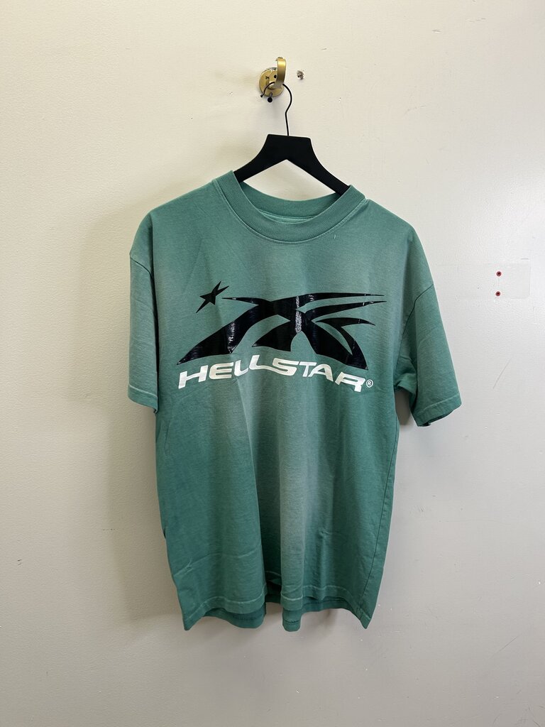New Hellstar Asic Teal Tee size M