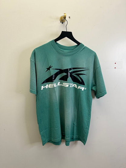 New Hellstar Asic Teal Tee size M