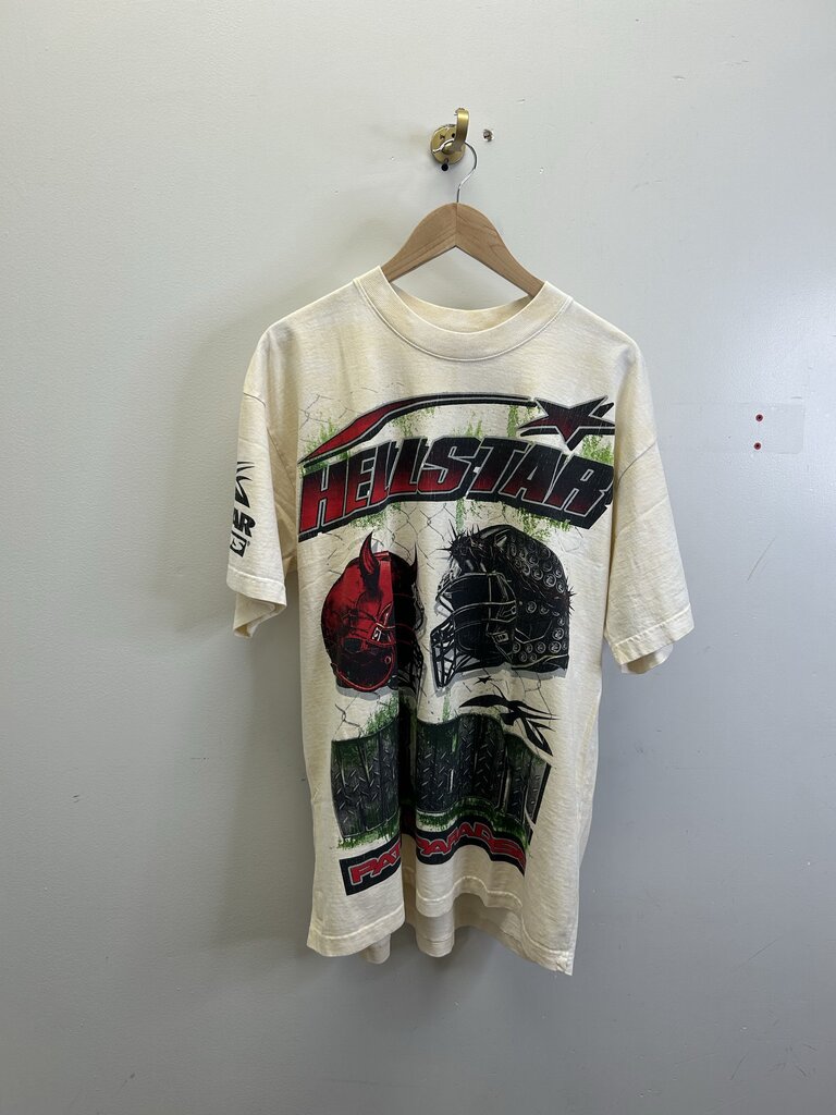 New Hellstar War Ready Cream Tee size L