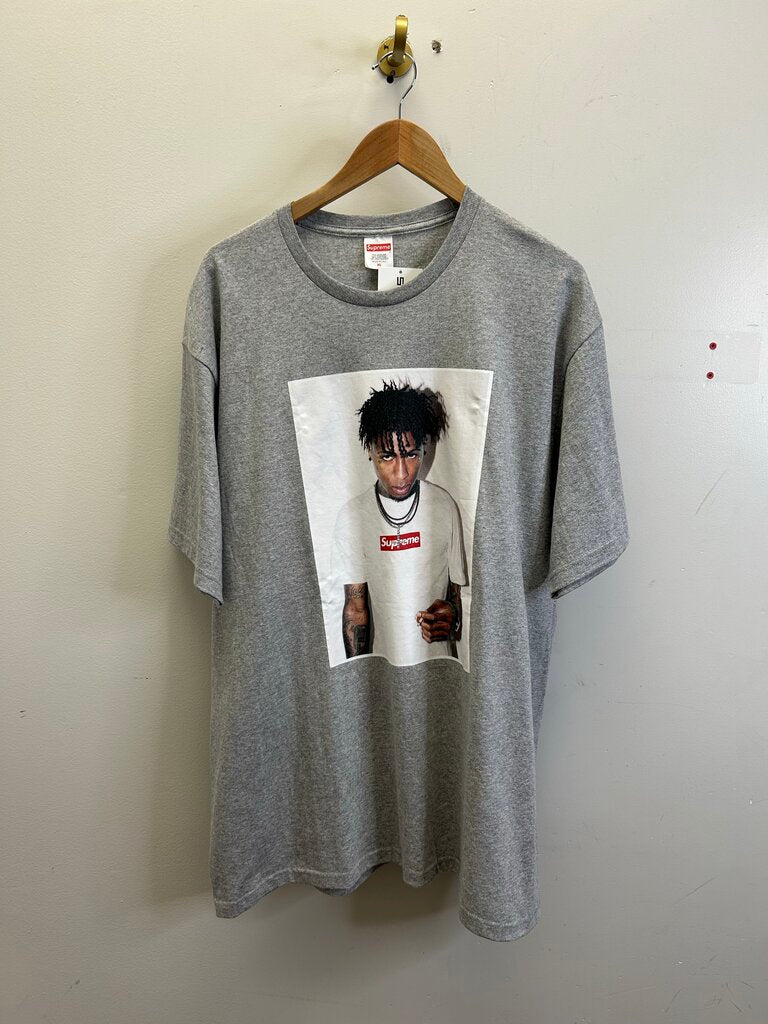 New Supreme NBA Youngboy Grey Tee size XL