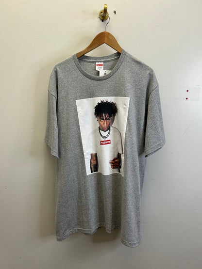 New Supreme NBA Youngboy Grey Tee size XL