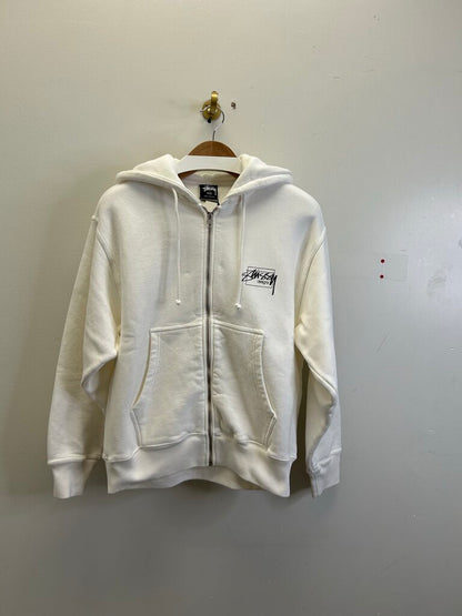 New Stussy Cream Pullover Hoodie sz.M