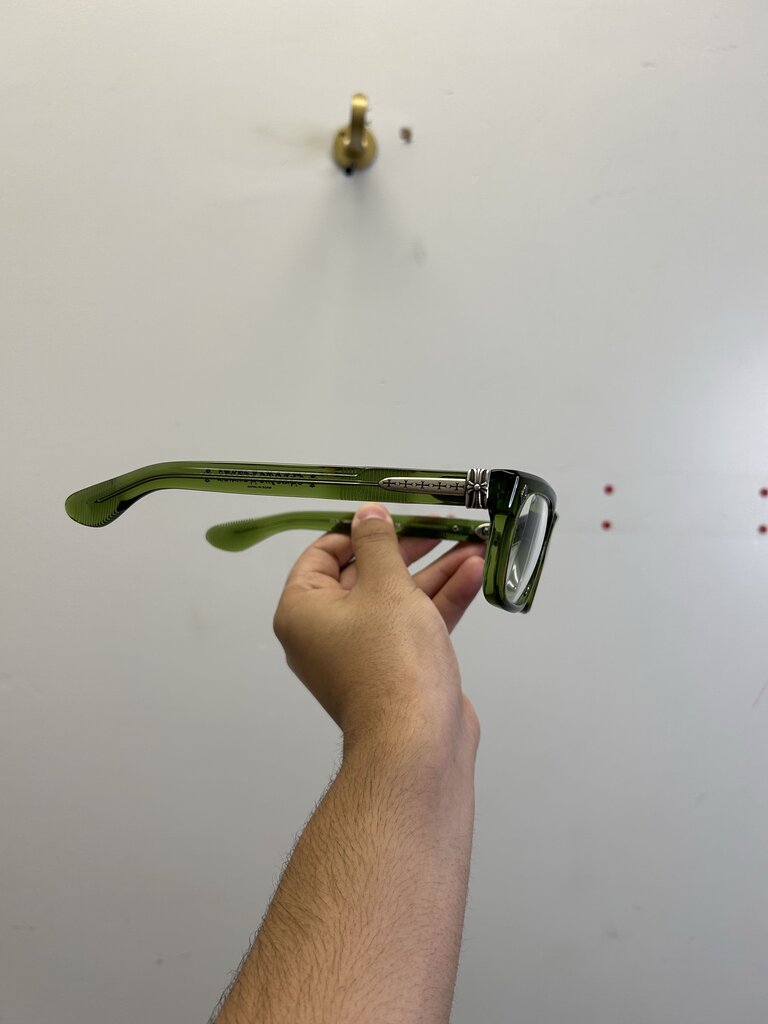 Preowned Chrome Hearts Green Pen15 Frames