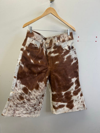 New NYRVA Mohair Tan Shorts Size 38