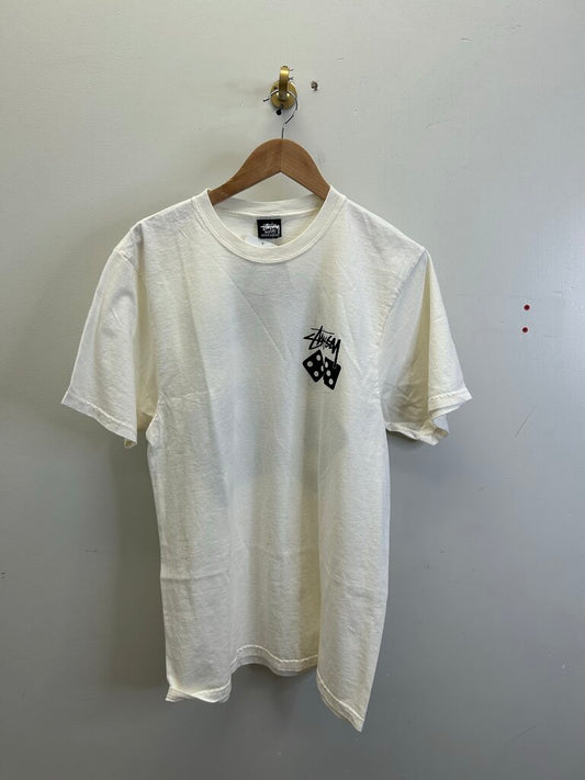 New Stussy Cream Dice Tee sz.S