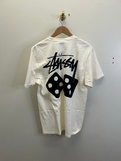 New Stussy Cream Dice Tee sz.S