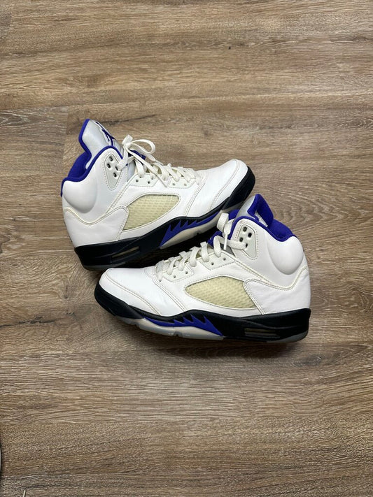 Preowned Jordan 5 White Concord Size 9