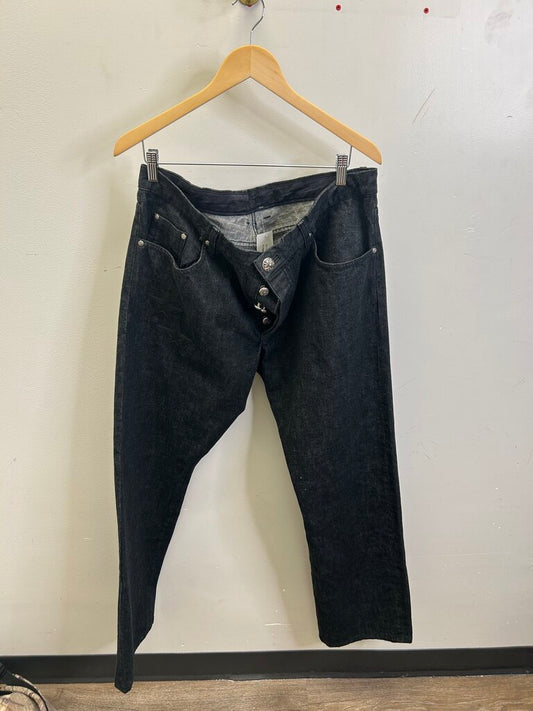New Chrome Hearts Black Star Patch Denim Size 40