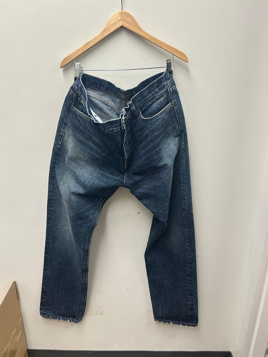 Preowned Balenciaga Heavy Raw Denim Size 36