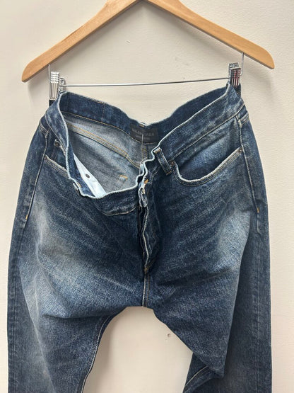 Preowned Balenciaga Heavy Raw Denim Size 36