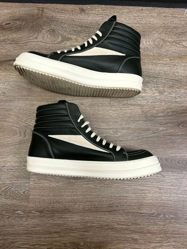 Preowned Rick Owens Vans High Mainline Size 46 (No Box)