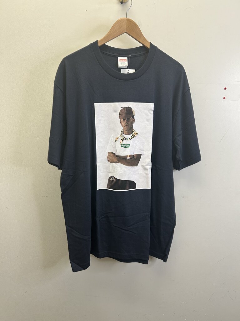 New Supreme Tyler Navy Tee Size XL