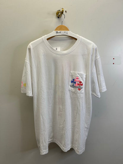 New Chrome Hearts White Multi Color Cross Tee Size XXL