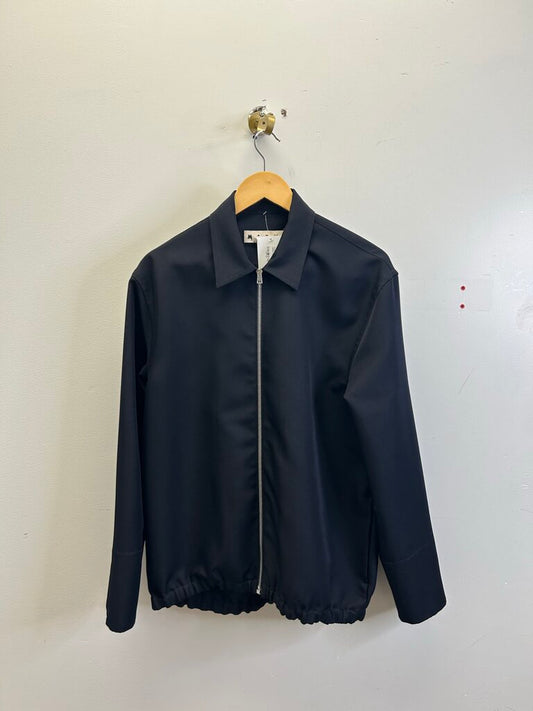 Preowned Marni Black Zip Jacket Size 46